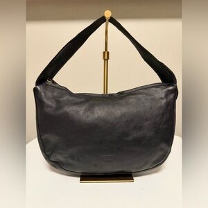 Margot Stella Shoulder Bag Black Leather